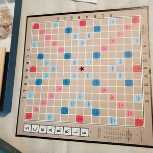 German edition scrabble game